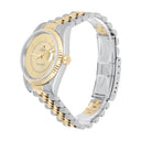 Rolex Datejust 36mm Two Tone Champagne Arabic Dial Jubilee 16233 Circa 1998