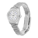 Rolex 26mm OP Silver Dial Stainless Steel Ladies Watch 176200 Diamond Accent