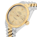 Rolex Datejust Turn-O-Graph 16253 Steel/18k Gold 36mm Champagne Dial Circa 1987