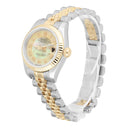 Rolex Datejust 26mm 179173 Two Tone Ladies Watch Rare Myriad Pearl Dial Jubilee