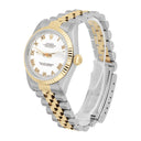 Rolex Datejust 31mm White Roman Stainless Steel/Yellow Gold Watch Circa 1995