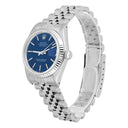 Rolex Datejust 31mm 68274 Blue Stick Dial Stainless Steel Watch W/G Bezel Circa - 1991
