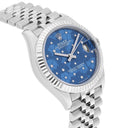 Rolex Datejust 31mm Azzurro-Blue Floral-Motif Diamond Dial Jubilee 278274 Unworn