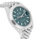 Rolex Datejust 41 126300-0022 Steel Green Motif Index Dial Mens Jubilee Watch Unworn