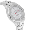 Rolex Yacht-Master 40mm 16622 Stainless Steel Watch Platinum Dial Platinum Bezel Complete