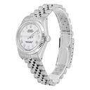 Rolex Datejust 31mm 68274 White Roman Dial Stainless Steel Watch W/G Bezel Circa 1988