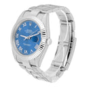 Rolex Datejust 126334 Stainless Steel 41mm Blue Roman Dial Complete MINT 2021