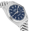 Rolex Datejust 1600 Stainless Steel Oyster Rare Blue Dial Unisex Watch 36mm