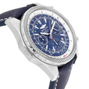 Breitling for Bentley Motors Blue Dial, Blue Strap Stainless Steel Watch A25362