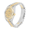 Rolex Datejust 36 Gold & Steel 116233 Watch Champagne Diamond Dial Jubilee Watch