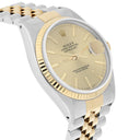 Rolex Datejust 36mm Two Tone Champagne lndex Dial Jubilee 16013 Circa 1986 Complete