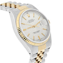 Rolex Datejust 36mm Two Tone Silver lndex Dial Jubilee 16013 Circa 1987