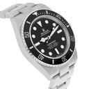 Rolex No Date Submariner 124060 41mm Stainless Steel with Black Dial Watch 2021