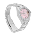 Rolex Datejust 179160 26 mm Pink Index Dial Diamond Bezel Oyster Band Steel Watch