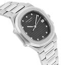 Patek Philippe Nautilus Quartz 33mm Black Dial Stainless Steel Watch 3900/1 Box and Papers