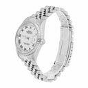 Rolex Datejust 36mm Stainless Steel Watch White Roman Dial 16220 Circa 2000