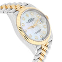 Rolex Datejust 36 mm 126233 White Mother of Pearl Dial Two Tone Jubilee Watch