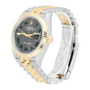 Rolex 126233 Datejust 36mm Two-Tone Yellow Gold Fluted Bezel Wimbledon Dial