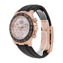 Rolex Daytona Rose Gold Sunburst Baguette Dial Oysterflex 116515LN Complete