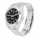 Rolex Sky-Dweller 326934 42mm 18k White Gold Bezel Steel Watch Oyster Black 2022
