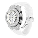 Audemars Piguet Royal Oak Offshore Chronograph 25940SK.OO.D002CA.02 43mm White Dial Diamond Case Watch