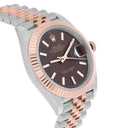 Rolex Datejust 126331-0002 41mm Jubilee Chocolate Dial Stainless Steel & Rose Gold Watch - 2025