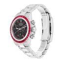 Rolex Daytona 116500LN Custom Black Dial Rubies Bezel Stainless Steel Watch