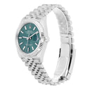 Rolex Datejust 36mm 126234-0051 Stainless Steel Mint Green Dial Jubilee Bracelet 2024