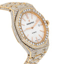 Audemars Piguet Royal Oak Self-winding 15400 Indiex Dial Rose Gold Iced Out Mens Watch