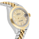 Rolex Datejust 28mm 279163-0001 Two-Tone Steel and Yellow Gold Champagne Dial Ladies Watch Jubilee Bracelet