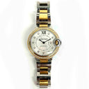 Cartier Ballon Bleu 33mm Diamond Bezel WE902077 with Silver Dial 2015 Watch