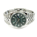 Rolex Datejust Jubilee Bracelet 36mm Stainless Steel Watch 126200-0023 Green Index Dial 2024