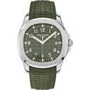 Patek Philippe Aquanaut 5168G-010  White Gold Case Green Embossed Dial Watch 2024