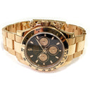 Rolex Cosmograph Daytona Black Dial 116505-0008 Rose Gold Oyster Watch 2017
