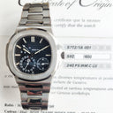 Patek Philippe 5712/1A-001 Nautilus Stainless Steel Blue Dial 40mm Watch 2014