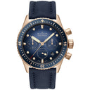 Blancpain Fifty Fathoms 5200-3640-O52A Chronograph 43 Rose Gold With Blue Fabric Watch Blue Dial 2024