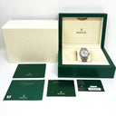 Rolex Day-Date 36 128239-0065 White Gold with White Mother of Pearl Diamond Dial