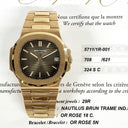 Patek Philippe Nautilus 5711/1R-001 Brown Dial 18K Rose Gold Automatic Men's Watch 2017