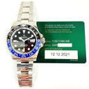 Rolex GMT-Master II  126710BLNR  Oyster Bracelet 40mm Stainless Steel Watch Black Dial 2021 MINT
