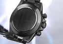 Rolex Cosmograph Daytona Black PVD/DLC Coated Watch with Black Dial and Rainbow Bezel 116523
