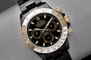 Rolex Cosmograph Daytona Black PVD/DLC Coated Watch with Yellow Gold Bezel 116523