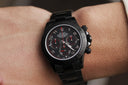 Rolex Daytona Black/Red Arabic Racing Dial Black PVD/DLC Coated  Watch 116523