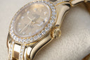 Rolex Lady-Datejust Pearlmaster 80298 Yellow Gold Diamond Watch with Champagne Diamond Dial