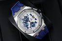 Audemars Piguet Royal Oak Offshore 26020ST.OO.D020IN.01 Chronograph Stainless Steel Watch Blue Rubber Strap