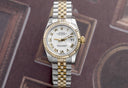 Rolex Lady-Datejust 179173 26mm Steel & Yellow Gold Watch White Roman Dial Jubilee Band