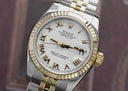 Rolex Lady-Datejust 179173 26mm Steel & Yellow Gold Watch White Roman Dial Jubilee Band