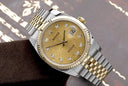 Rolex Datejust 36mm 116233-0155 Jubilee Stainless Steel & Yellow Gold Watch Champagne Jubilee Diamond Dial