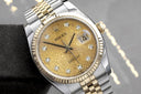 Rolex Datejust 36mm 116233-0155 Jubilee Stainless Steel & Yellow Gold Watch Champagne Jubilee Diamond Dial
