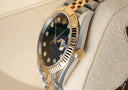 Rolex Datejust 126333-0006 Stainless Steel Yellow Gold with Black Diamond Dial Watch