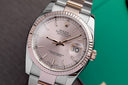 Rolex Datejust 116231-0096 Steel and Rose Gold 36mm Watch Pink Index Dial Oyster Band